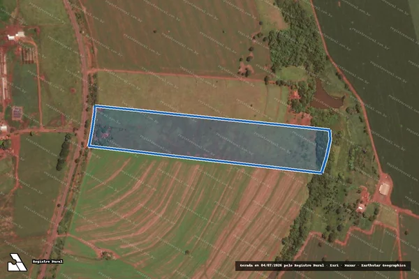 Imagem de satélite de Fazenda Cachoeirinha - Fazenda Cachoeirinha em Ituiutaba - MG