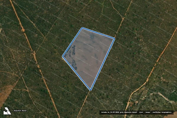 Imagem de satélite de FAZENDA BELA VISTA / ALECRIM - Parte 2 em Mirabela - MG