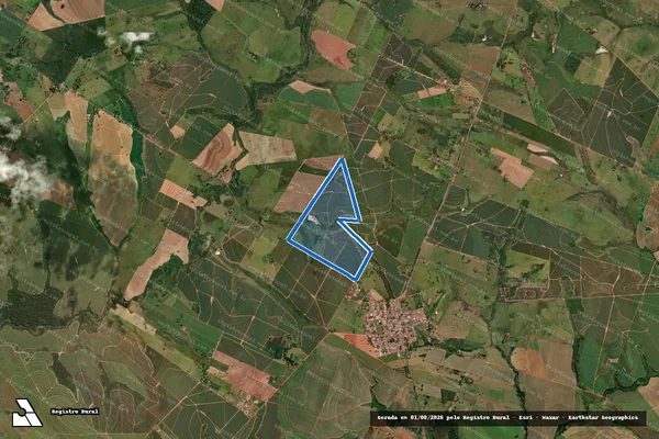 Imagem de satélite de Fazenda Santa Lúcia em Osvaldo Cruz - SP
