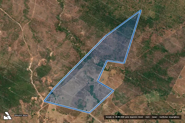 Imagem de satélite de FAZENDA BARRA DO ALEGRE - 001 em São Félix de Balsas - MA