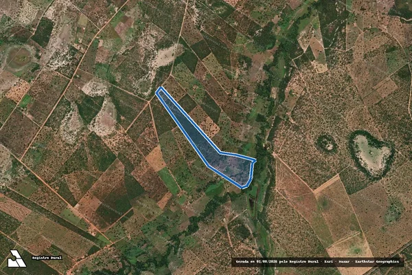 Imagem de satélite de PA BREJO VERDE ? LOTE 41 - PARTE I em Riachinho - MG