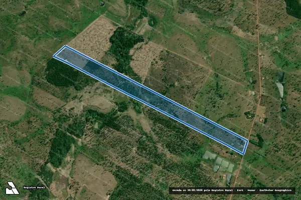 Imagem de satélite de FAZENDA M. F.F - Parcela 1 em Bom Lugar - MA
