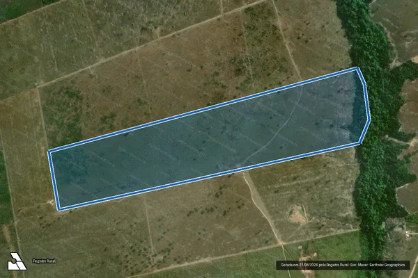 Imagem de satélite de FAZENDA CRISTALINA - Gleba A em Abel Figueiredo - PA