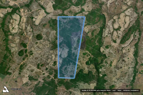 Imagem de satélite de FAZENDA CENTRAL 03 - PARTE 1 em Bonfim - RR
