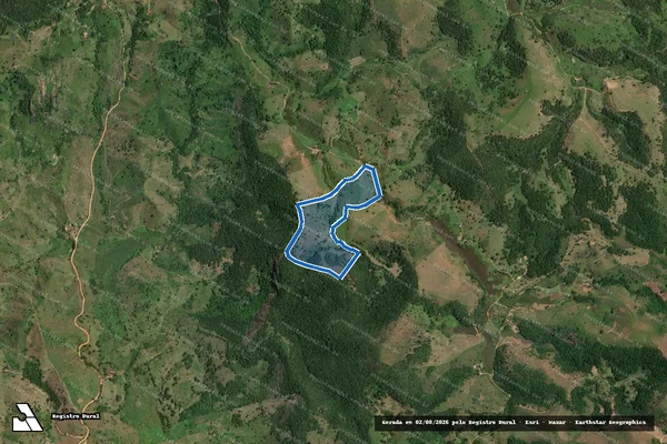 Imagem de satélite de Fazenda Bom Sucesso - Gleba 1 em Joaíma - MG