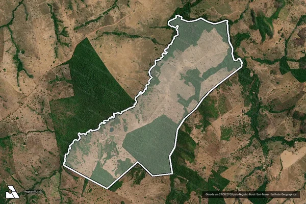 Imagem de satélite de FAZENDA SÃO JOÃO em Pequizeiro - TO
