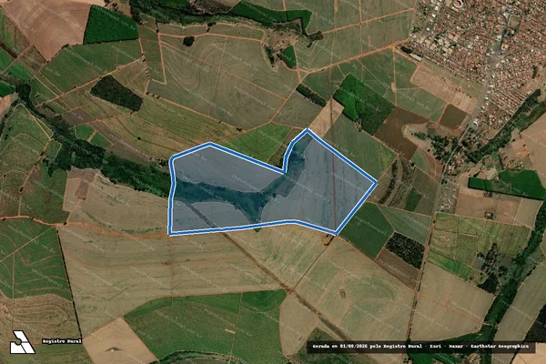 Imagem de satélite de FAZENDA SANTA HERMÍNIA em Catanduva - SP