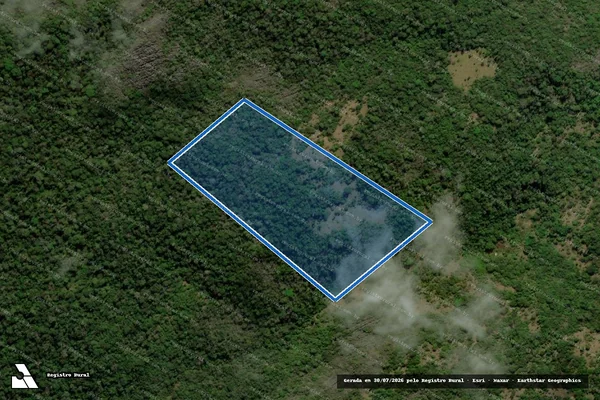 Imagem de satélite de Área Desmembrada do Lote 234 - Área Desmembrada do Lote 234 em Bodoquena - MS