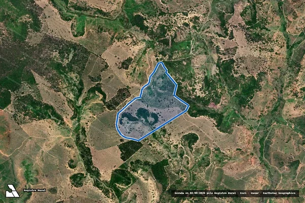 Imagem de satélite de FAZENDA SORTE GRANDE  - Parte 1 em Crisólita - MG