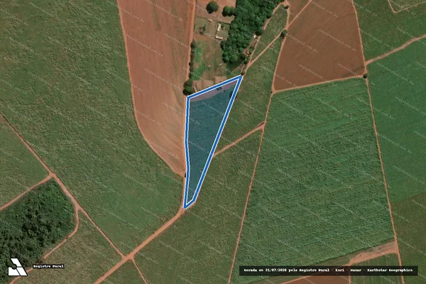 Imagem de satélite de Sitio Cachoeira - Parte 1 em Pitangueiras - SP