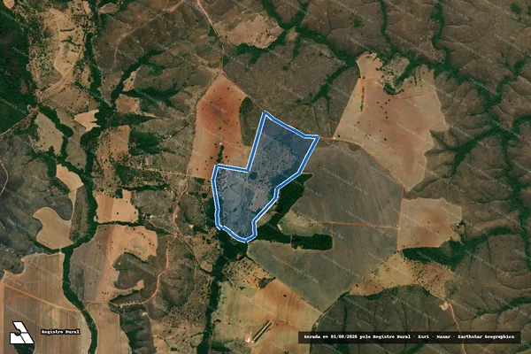 Imagem de satélite de Fazenda Estiva - PARCELA 02 em Coromandel - MG