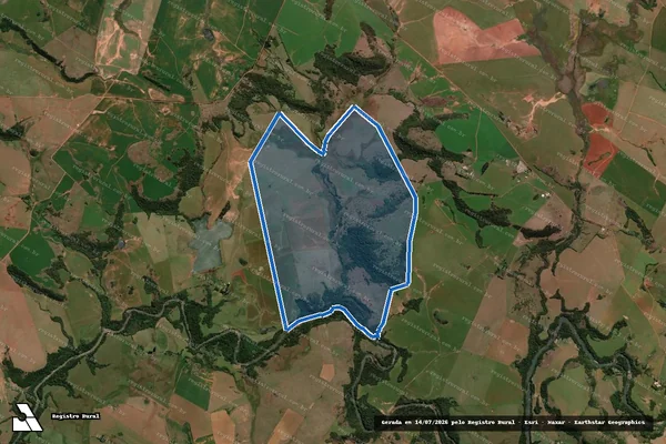 Imagem de satélite de FAZENDA ORATORIO - PARCELA 2 em Unistalda - RS