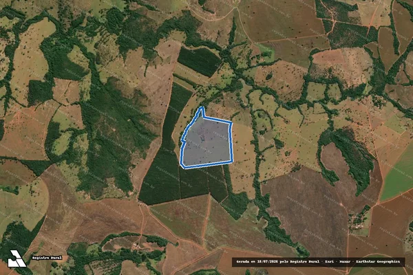 Imagem de satélite de Fazenda Olhos D? água - Parte 1 em Catalão - GO