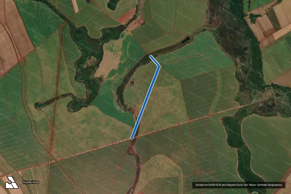 Imagem de satélite de Fazenda Água Branca - Gleba B em Barrinha - SP