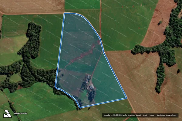 Imagem de satélite de Granja Ghisleni - Granja Ghisleni 2 em Boa Vista do Cadeado - RS
