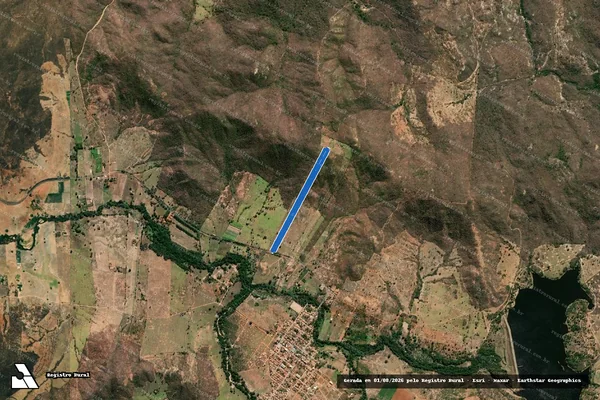 Imagem de satélite de FAZENDA ROÇADO LD.BAIXA DO PAI PEDRO - Parte 5 em Serranópolis de Minas - MG