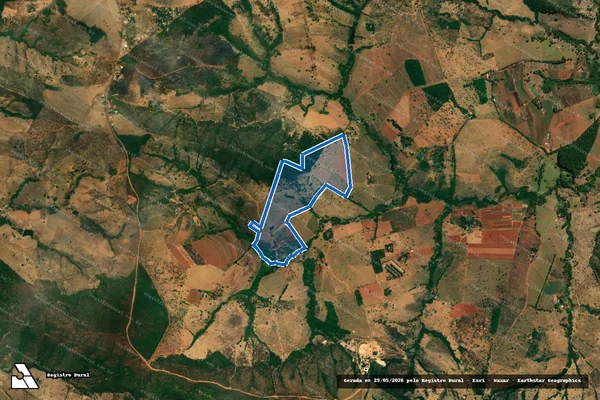 Imagem de satélite de FAZENDA CAPOEIRÃO - Parcela 1 em Alexânia - GO