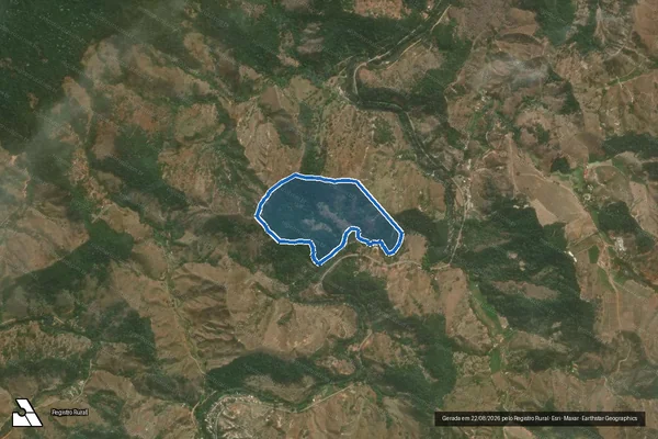 Imagem de satélite de Fazenda Alegria - Parcela 1 em Santa Maria de Itabira - MG