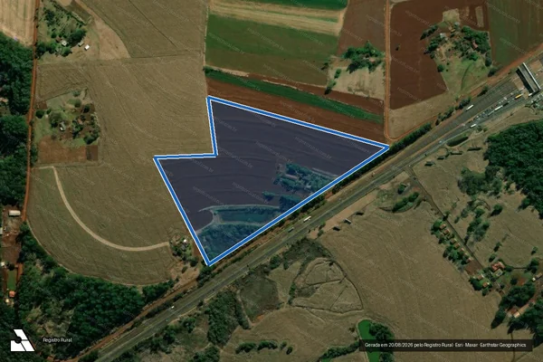 Imagem de satélite de PROJETO DE ASSENTAMENTO COMPANHEIRO ANTÔNIO TAVARES em São Miguel do Iguaçu - PR