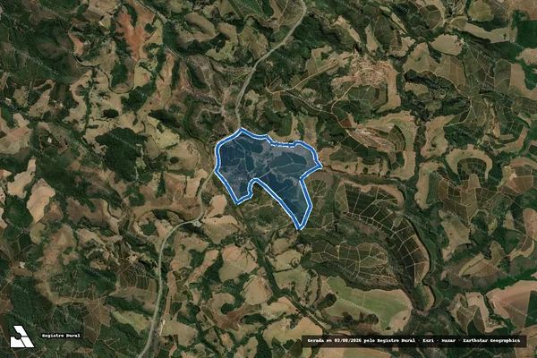 Imagem de satélite de FAZENDA BIAZUS - Parte 1 em Santo Antônio do Amparo - MG