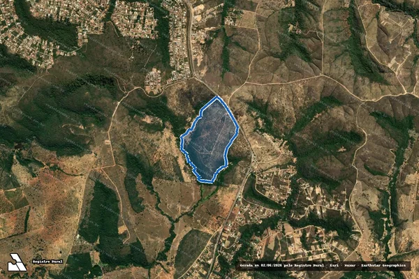 Imagem de satélite de Fazenda Boa Sorte - Fazenda Boa Sorte em Jaboticatubas - MG