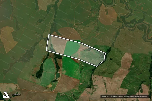 Imagem de satélite de Fazenda do Boi Branco - Gleba 2 em Júlio de Castilhos - RS