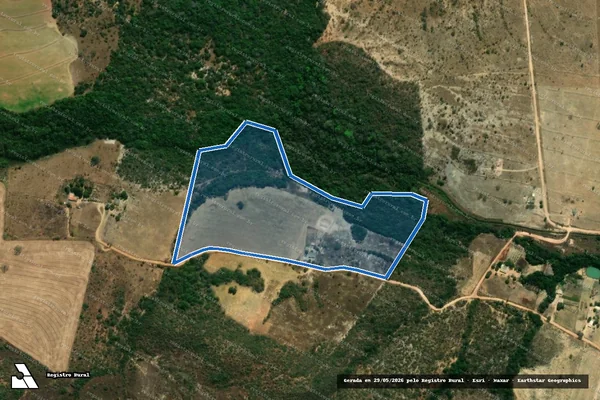 Imagem de satélite de P.A. SONHO REALIZADO ? LOTE 06 - Gleba A em Água Fria de Goiás - GO