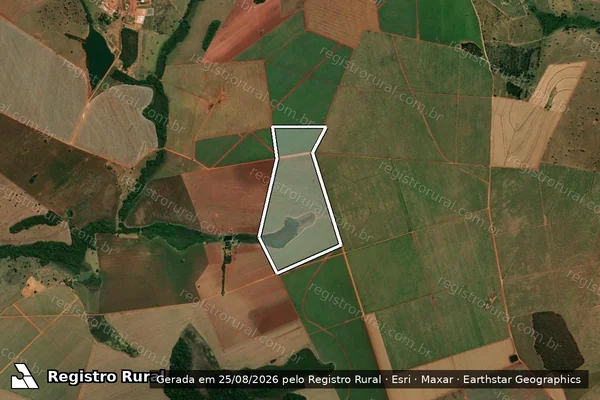 Imagem de satélite de Fazenda Nova (Velha e Grande) em Jandaia - GO