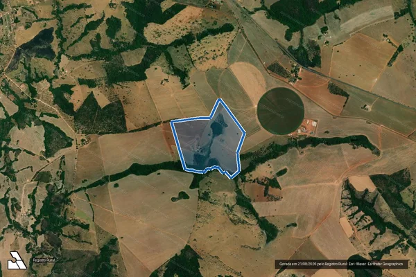 Imagem de satélite de Fazenda Campo Limpo - Parcela 1 em Goiandira - GO