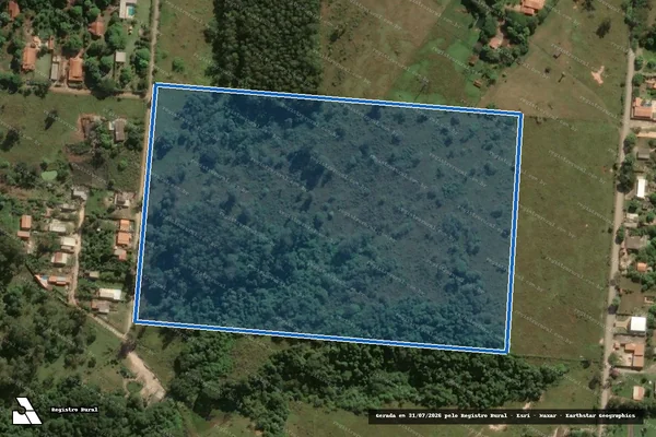 Imagem de satélite de LOTE 125 - Parte 1 em Rio das Pedras - SP