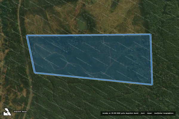 Imagem de satélite de Fazenda Campina Grande Mat. 8626 - Parte 1 em Ponte Alta do Norte - SC