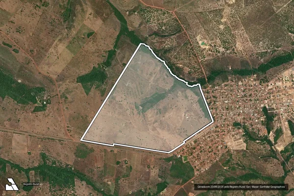 Imagem de satélite de Fazenda Boa Paz, Parte do Lote 103, do Loteamento Marianópolis, Gleba 05, 2ª Etapa - Parte 1 em Divinópolis do Tocantins - TO