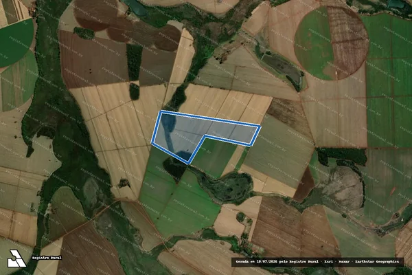 Imagem de satélite de FAZENDA SÃO JOSÉ - Parte 2 em Guaíra - SP