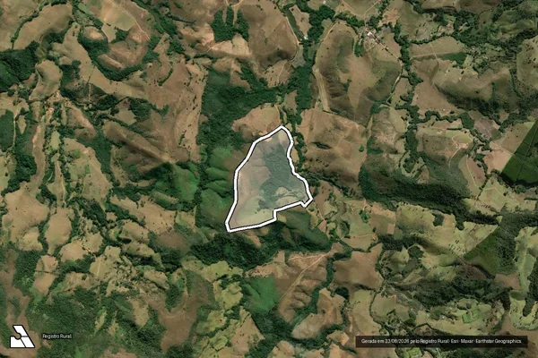 Imagem de satélite de FAZENDA DO RETIRO - GLEBA 1 em Baependi - MG