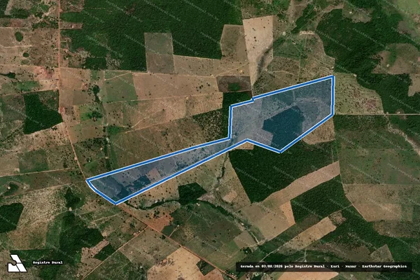 Imagem de satélite de P. A. Fartura – LOTE 261 / LOTE 261