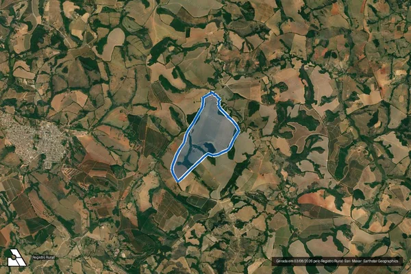 Imagem de satélite de Fazenda Ashidani - Fazenda Ashidani em Nazareno - MG