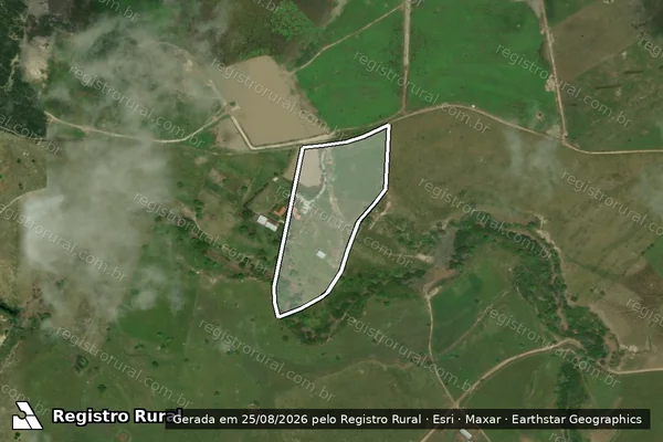Imagem de satélite de FAZENDA 3 IRMÃOS - Parte 2 em Lagarto - SE