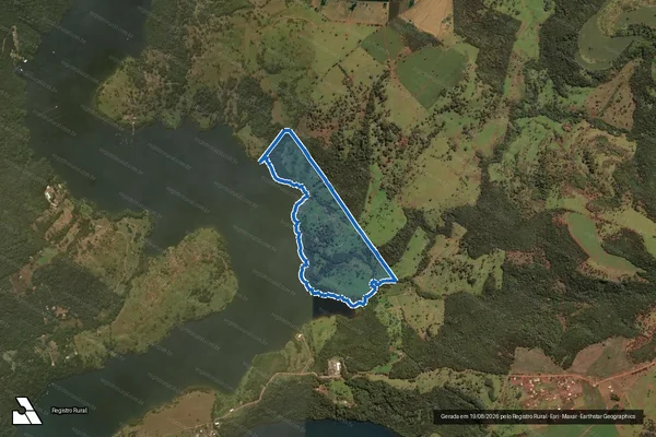Imagem de satélite de Fazenda Rio Araguari e Quilombo - Parte 1 em Araguari - MG