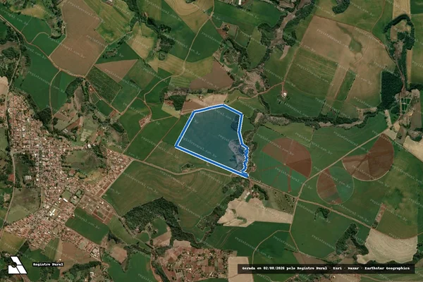Imagem de satélite de SITIO PADULA - Parte 1 em Nova Santa Bárbara - PR