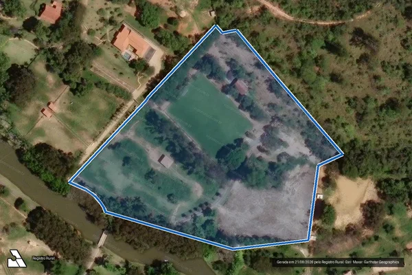 Imagem de satélite de FAZENDA DO ALCATRUZ - GLEBA 40 - Parte 40 em Santa Luzia - MG