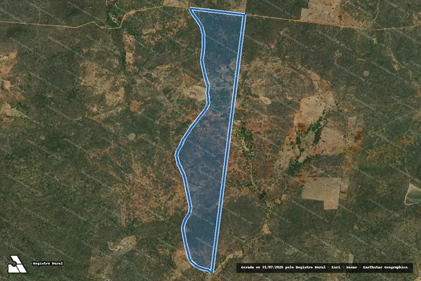 Imagem de satélite de SITIO ICOS - FAZENDA ICO - PARCELA 02 em Salgueiro - PE