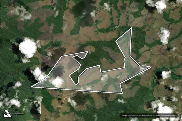 Imagem de satélite de Fazenda Santa Rita / Parcela 1