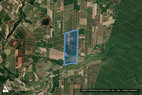 Imagem de satélite de Sitio Bela Vista - PARCELA 01 em Vila Valério - ES