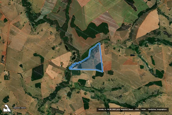 Imagem de satélite de FAZENDA GUARIROBA - Parte 1 em Anicuns - GO