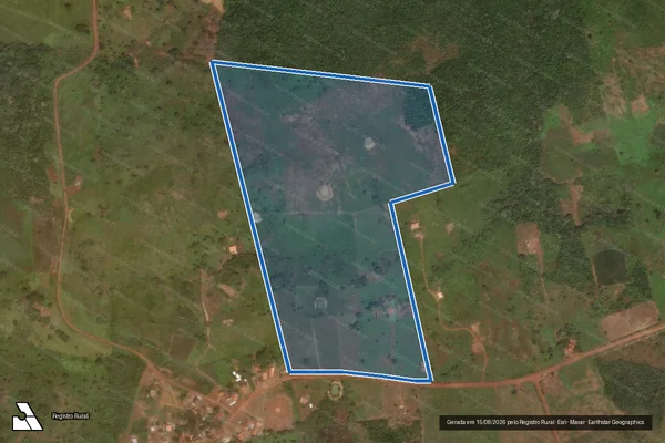 Imagem de satélite de PROJETO DE ASSENTAMENTO ENTRE RIOS II LOTE 79 ? LOTE 31 - PARTE 01 em Floresta do Araguaia - PA