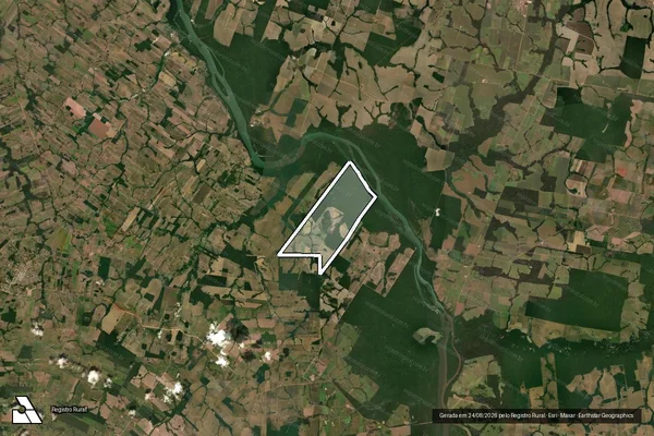 Imagem de satélite de FAZENDA KIYOSHI / FAZENDA KIYOSHI em Alta Floresta - MT