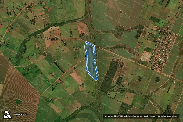 Imagem de satélite de Projeto de Assentamento Nossa Senhora do Carmo - Lote 15 em Caarapó - MS
