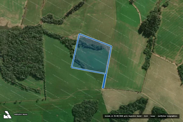 Imagem de satélite de SITIO POMA III-DESM - Parte 2 em Papanduva - SC