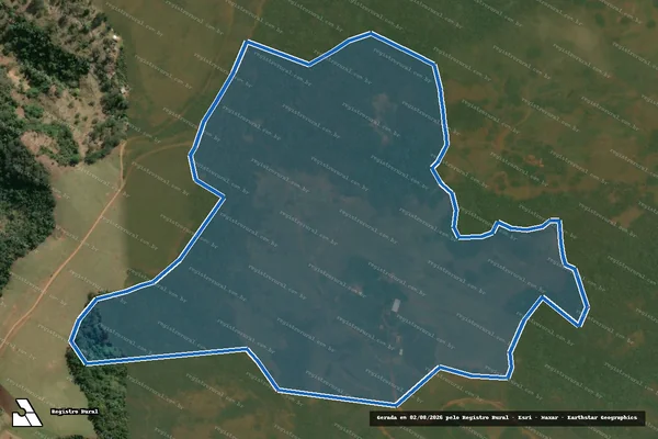 Imagem de satélite de SÍTIO TRÊS PEDRAS - Parcela 1 em Botucatu - SP