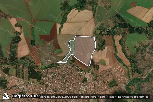 Imagem de satélite de FAZENDA NIAGARA em Jardinópolis - SP